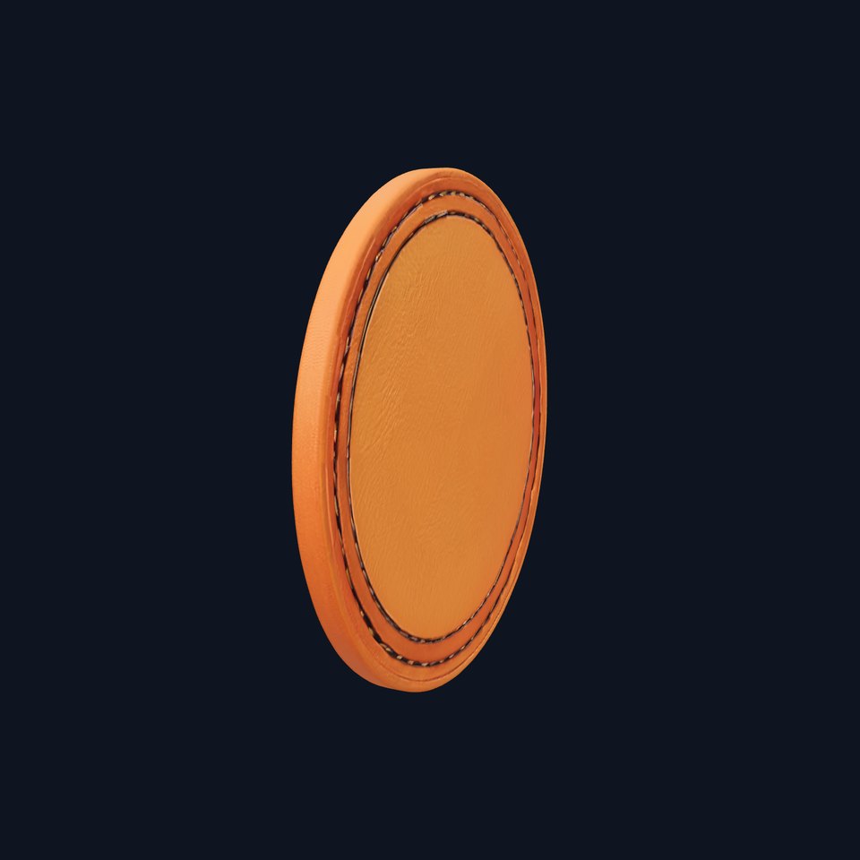 Leather Coaster Model Pack with HighResolution Textures